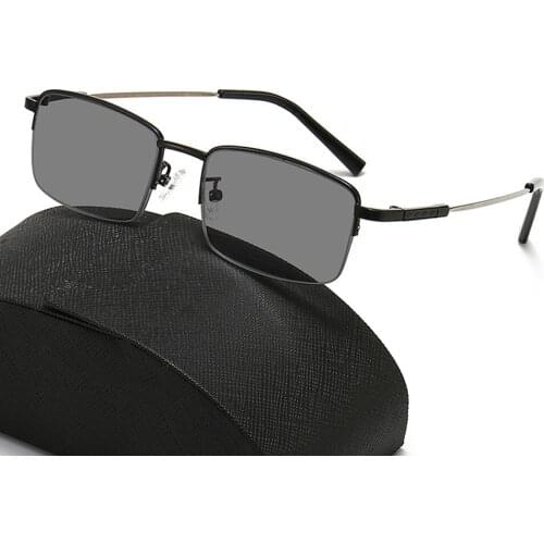 CLARA VIDA Progressive Multi-focus Smart Titanium Memory Anti-blue Reading Glasses Metal Frame Men Women+1.0+1.5 +2.0 To +4.0