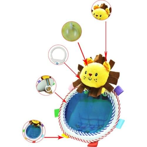 Cartoon Baby Car Rear View Mirror Adjustable Kids Safety Seat Rearview Mirrors D7YD