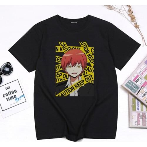 Harajuku Style Anime Assassination Classroom Men Tshirt Kawaii Korosensei Manga Graphic Tops Summer Cotton Ropa Hombre Camisetas