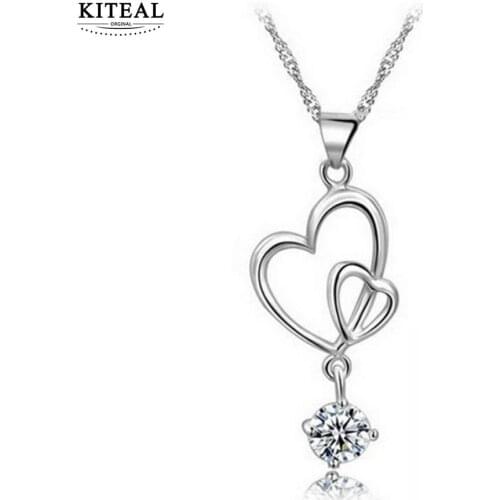 KITEAL Newest Arrival Lady necklaces & pendants Heart Pendant 33mm*13mm big necklace accessories