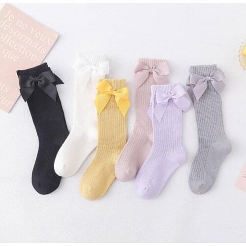 Baby Girls Tights Stockings Bowknot Childrens Dance Baby Girls Princess Stockings