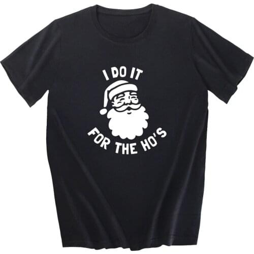 Christmas Santa Claus Mens T-Shirts 2020 Funny Printed Short Sleeve Tshirts Summer Hip Hop Casual Cotton Tops Tees Streetwear