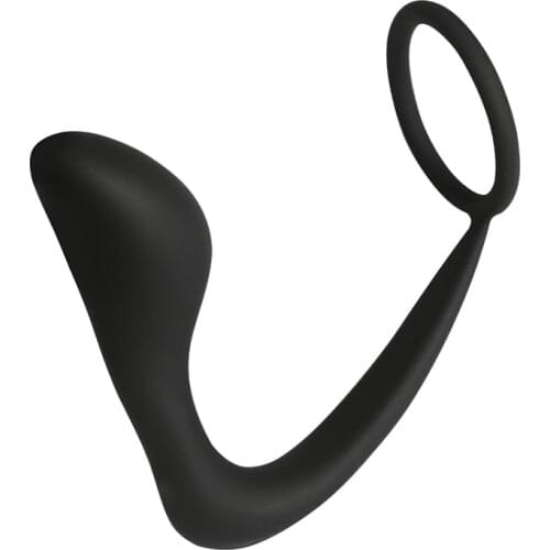 Male Anus Toys Silicone Male Prostate Massager Delay Lasting Cockring Anal Sex Toys Butt Plug for Men Adult Erotic Toys