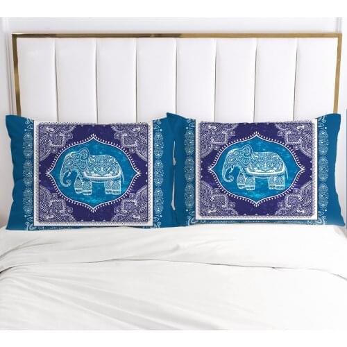 Customize 3D 2PCS Pillow Cases Decoration Throw Pillow Cover Bedding PillowCase 60x70 65x65 Home textile Bohemia Drop Ship