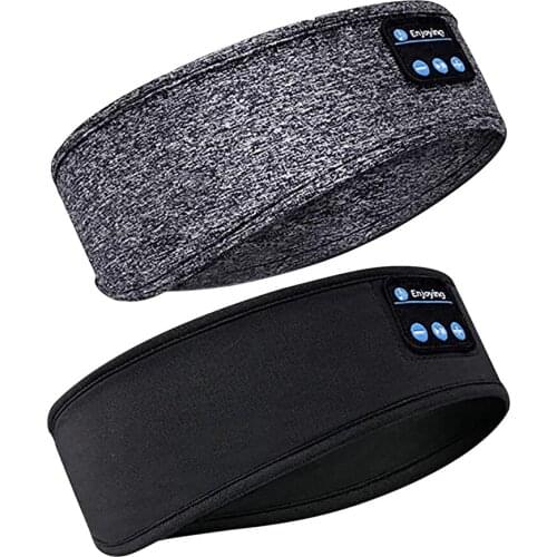 NEW Wireless Bluetooth Music Headband Sports Headphone Thin Soft Elastic Comfortable Sleep Headset Headscarf Music Eye Mask