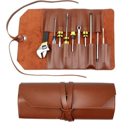 2020 New Tool Bag PVC Roll Tool Pouch Portable Organizer Holder Pocket Storage for Wrench Screwdriver Pliers