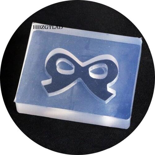 New Bow tie transparent Silicone Mold DIY Pendant Jewelry Resin Casting Mould Craft Tool