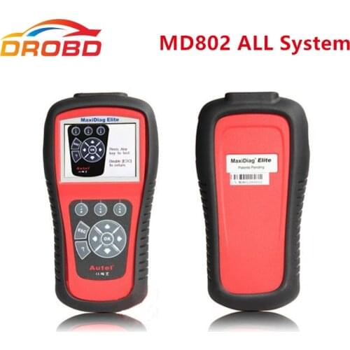 Original Autel Maxidiag Elite MD802 All system +DS Model Full System DS+EPB+OLS+Data Stream Diagnostic-Tool 4 in 1 Code Reader