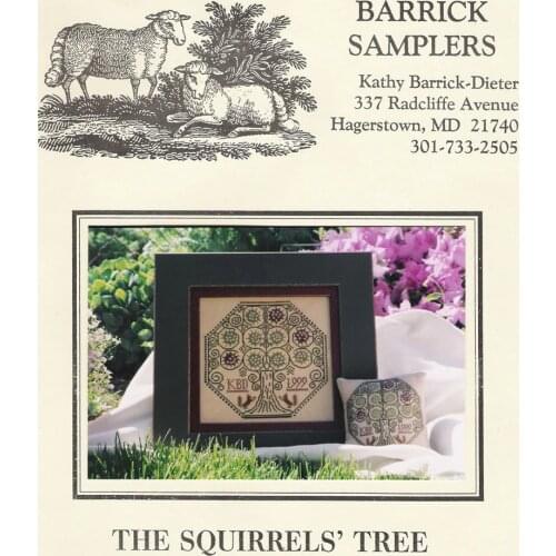 Popular Embroidery The Squirrel Tree Cross Stitch Pattern Software Reviews with 100% Cotton Floss & Free Shipping for Wall Decor