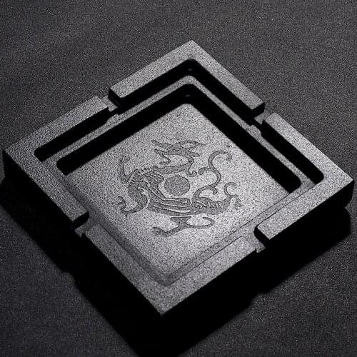 Luxury Desktop Indoor Ashtray Kit Set Office Smoking Accessories Decorative Trays Vassoio Decorativo Boyfriend Gifts EA6YHG