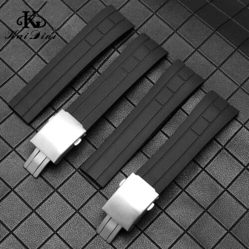 Silicone wristband bracelet 23mm sport fashion bracelet waterproof silicone bracelet watch for MD-005 rubberspecial simple strap