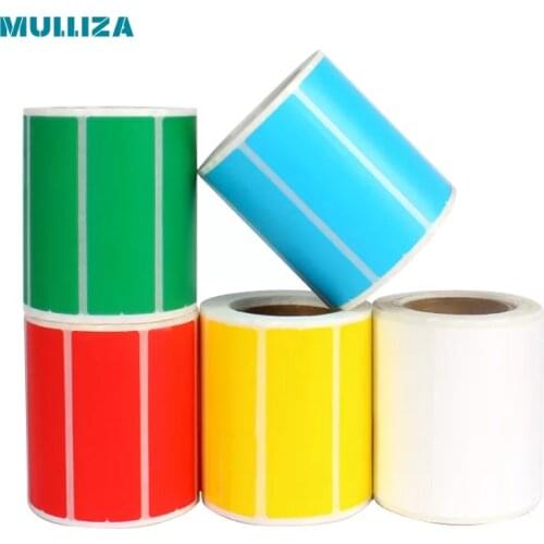 Thermal cable label fixed label of network cable in communication room pasted with self-adhesive bar code label paper