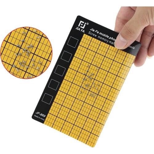 UANME 1 Piece Mobile Phone Repair Tools Screw Memory Mat Magnetic Chart Work Pad 145 x 90mm Palm Size