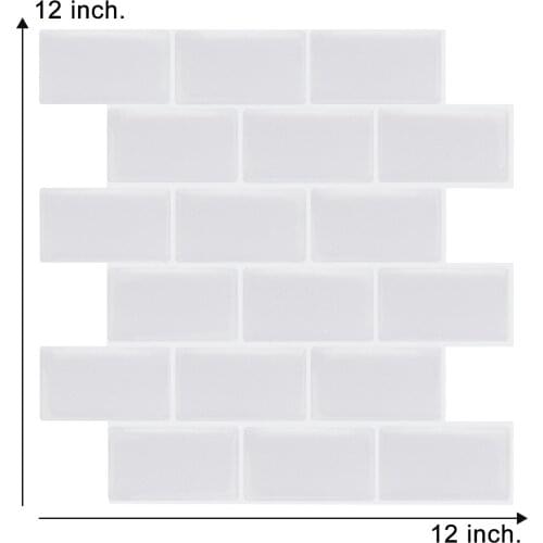 2.5MM High-Grade Self-Adhesive Waterproof Wall Stickers 3D Effect Kitchen Splash Baffle Cafe Decoration Wallpaper
