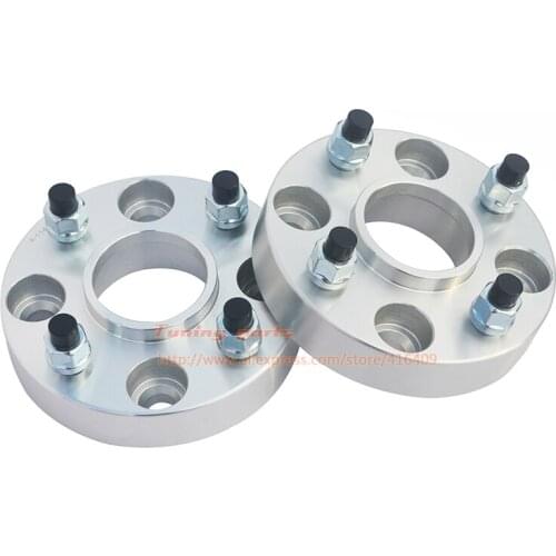 2pcs/lot 25mm Thicknes PCD 4x100 Center Bore 56.1mm Aluminum Alloy Racing Car Wheel Spacers For FIT