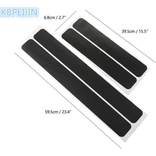 4pcs Car styling Car Door Sill Sticker Protection Film Anti for Audi a4 a3 q5 q7 a5 b6 b8 a6 c5 b7 c6 accessories HOT