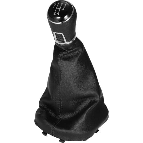 5/6 Speed Car Gear Knob Shift Stick Gaiter Replacement for VW Touran 2003-2010 Caddy MK2 2004-2009 Car Accessories