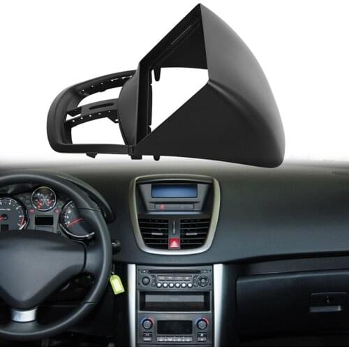 9 Inch Car Audio Frame Car Radio Panel GPS Navigation Panel DVD Panel Frame for Peugeot 207 2009-2013