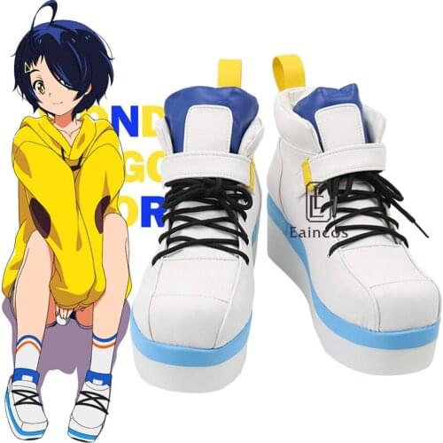 Anime WONDER EGG PRIORITY Ohto Ai Shoes Cosplay Halloween Party Fancy Boots Custom-made