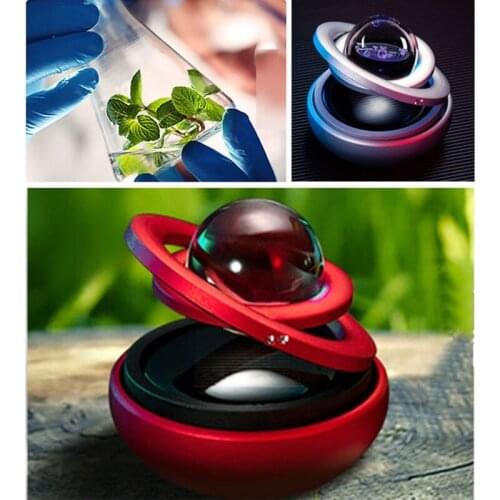 Automotive Air Freshener Solar Powered Car Aromatherapy Perfume Aroma Diffuser Decor for Comfortable Driving D7YA