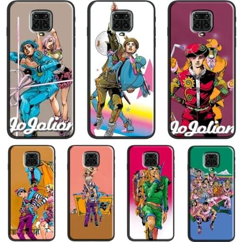 JoJolion JoJos Bizarre Manga Anime Funda For Xiaomi Redmi Note 10 Pro Note 9 Pro Note 8 Pro 7 K40 8T 9S 9A 9C 9T Case Cover