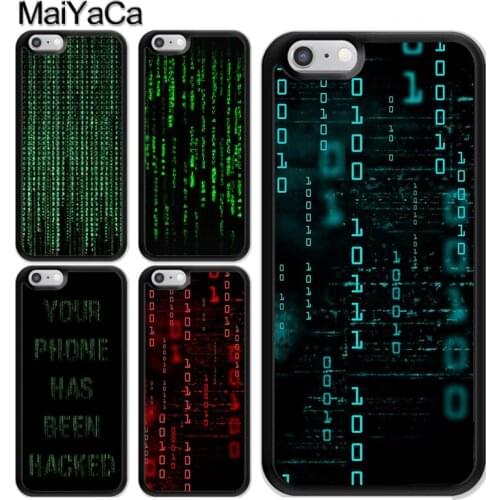 Matrix Hacker Case For iPhone 12 Mini 11 Pro MAX X XR XS MAX SE 2020 6S 7 8 Plus 5s Cover