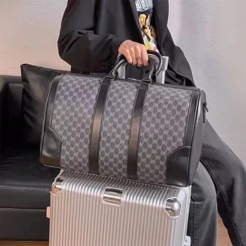 New style travel bag mens large-capacity short-distance travel bag mens and womens fashion single-handle shoulder bag