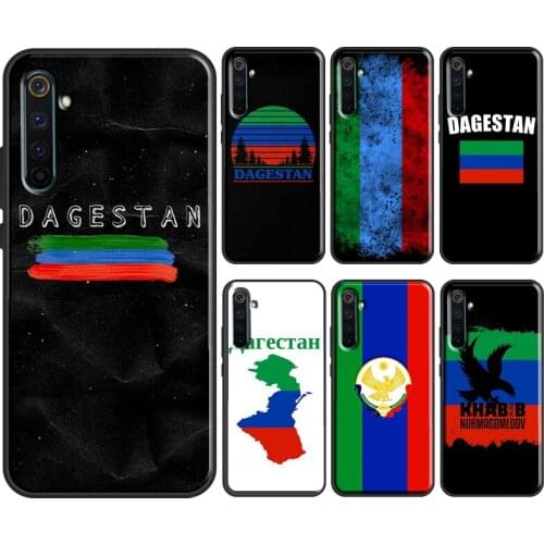 Dagestan Flag Coat Of Arms For OnePlus 9 Pro 8 7T 8T Nord Case For OPPO Realme 8 Pro X2 6 7 Pro GT Neo C3 C21 Cover