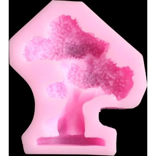 Pine tree silica gel mold DIY soft candy, clay, Candle Fragrance, epoxy resin mold, decorative crafts mold