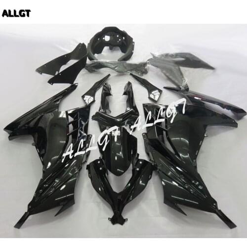 GLOSS BLACK Fairing Kit Injection ABS for Kawasaki Ninja300 Ninja 300 2013 2014