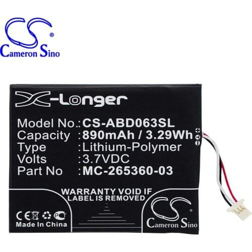 CameronSino for AMAZON kindle 499 558 7 7th Generation 8 8th Generation SY69JL WP63GW 58-000083 58-000151 MC-265360-03 battery