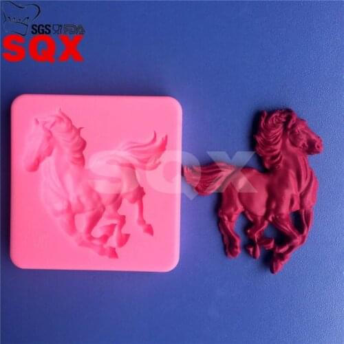 Horse silicone mold fondant mold Cake Decorating Tools flower Fondant Mould Chocolate Baking Mold Cake Decorating Tool MR61