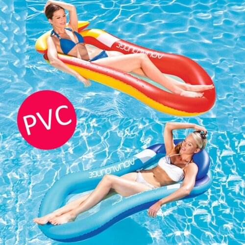 Summer Water Hammock Swimming Pool Beach Water Hammock PVC Air Mattress Lounger Floating Sleeping Cushion Inflatable Air Bed
