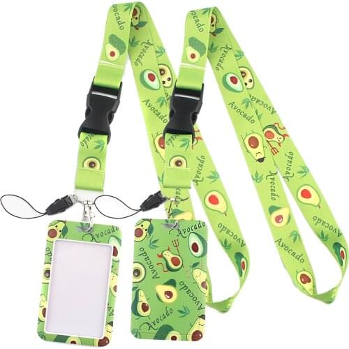 LT106 Avocado Key lanyard Car Keychain Personalise Office ID Card Pass Gym Mobile Phone Key Ring Badge Holder Jewelry Gifts