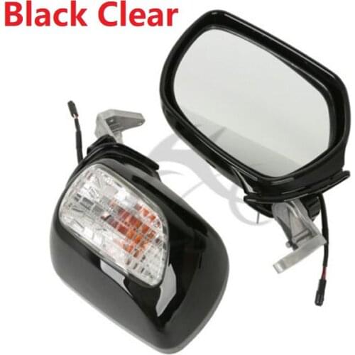 Motorcycle Rear Mirror W/ Turn Signal For Honda Goldwing 1800 GL1800 F6B 2013-2017 2016 Black