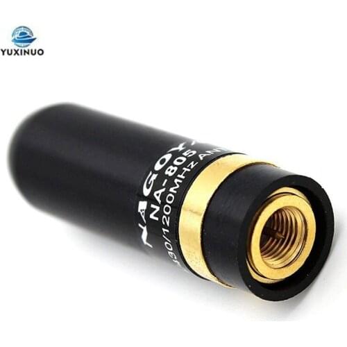 NAGOYA NA-805 SMA Male UHF VHF Dual Band Mini Thumb Antenna NA805 For TYT TH-UV8000D Yaesu VX-3R VX-5R VX-6R VX-7R Two Way Radio