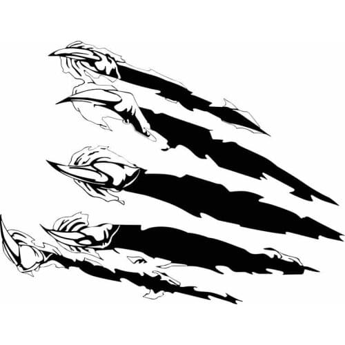 Realistic 3D Visual Personalized Fashion Stickers Used for Car Motorcycle Wall Furniture Waterproof Vinyl KK PVC 35cm X 26cm