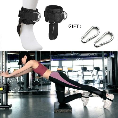 Ankle Strap Leg Strength Trainer Support Protectier Gym Home Gantry Cable Machine Stretching Fitness Resistance Band Accessories
