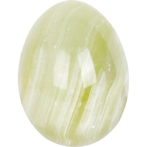 Natural Afghanistan Jade Yoni Egg Crystal Quartz Agate Specimen Vaginal Ball For Yoga Meditation Massage Gifts Home Decoration