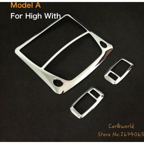 For Nissan X-Trail T32/Rogue2014-2020 Front Rear Read Light Lamp Cover Frame Trims ABS Chrome X Trail Car-Covers Accessories