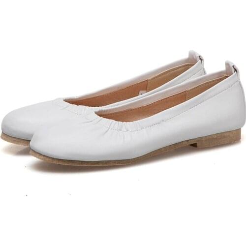 AGODOR comfortable women flat shoes casual Slip on shoes women loafers flats size 41