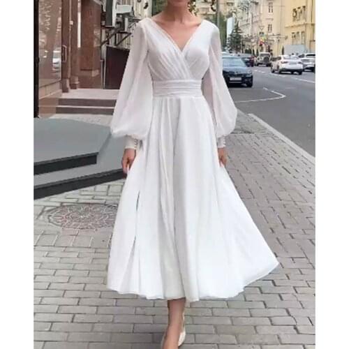 Ordifree 2021 Summer Vintage Women Maxi Dress Long Sleeve Sexy Backless Vocation Tunic Long Beach Dress