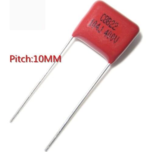 10pcs 400V 10NF 103J 33NF 333J 100NF 0.1UF 104J 150NF 0.15UF 154J Pitch 10mm p10mm 400V 5% DIP CBB Polypropylene film capacitor