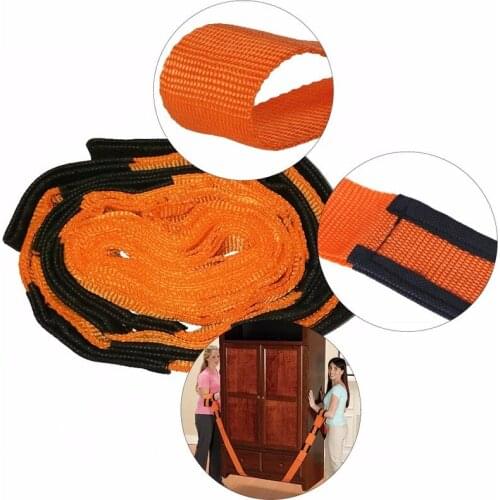 2Pcs Home Furniture Lifting Moving Straps Ergonomic Design Furniture Cargo Moving Straps Rope Aid Shoulder Harnesses