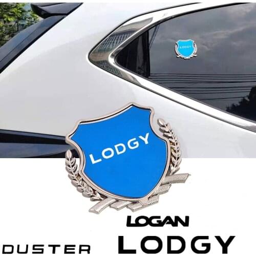 3D Sticker Auto Emblem Decal For Dacia Dokker Duster Lodgy Logan Sandero Solenza Spring VIP Badge Car Styling sticker