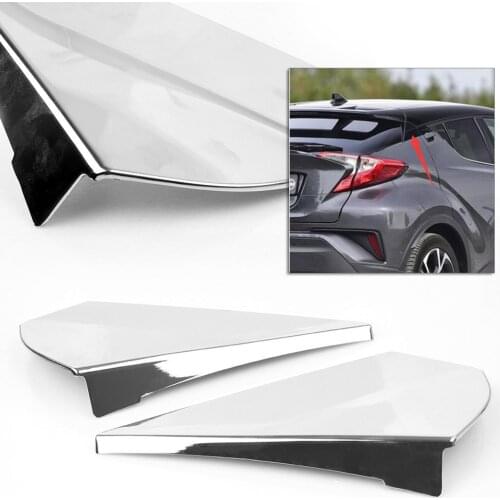 Auto Car Styling Rear Tail Side Window Spoiler Cover Trim Protector Decoration for Toyota C-HR CHR 2017 2018