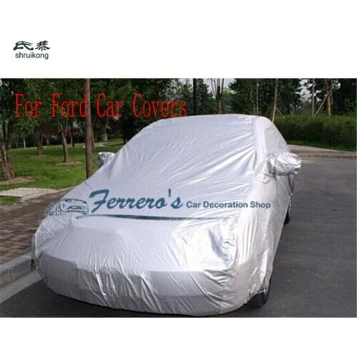 Car Covers Waterproof Sun UV Dust Rain Resistant Protection Gray for Ford FOCUS 2 3 mk2 mk3 KUGA Fiesta Mondeo Ecosport mustang