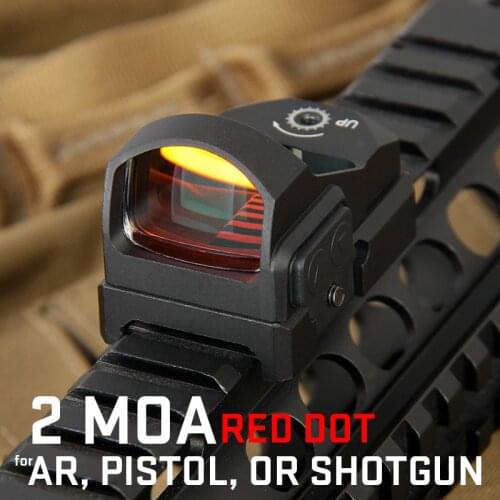 Free Ship PPT Tactical airsoft accessories optical red dot scope 3MOA Red Dot sight for Rifle Scope for airguns hunting GZ2-0117