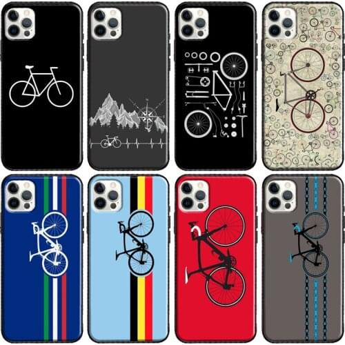 Mountain Bikes Cycling Phone Case For Apple iPhone 11 Pro Max 12 mini X XR XS Max 8 7 Plus SE 2020 Cover Shell