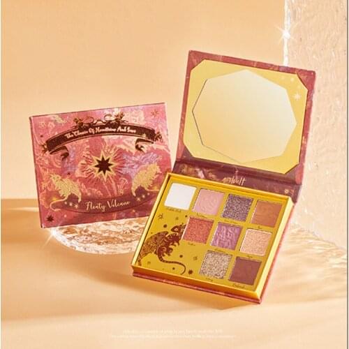 Cy Shanhai Nine Colors Eye Shadow Plate Shimmer Matte Earth Color Polarized Shimmer Rhinestone Free Shipping